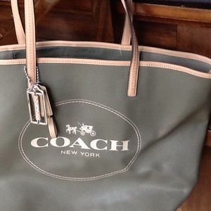 Green Coach Purse!