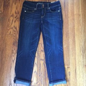 Dark American Eagle Capris!