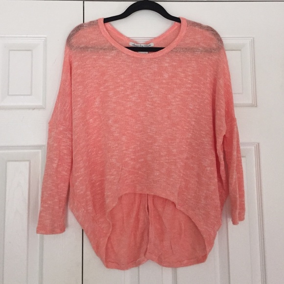 beautiful coral sweater!!