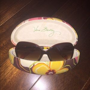 Vera Bradley sunglasses & sunglass case