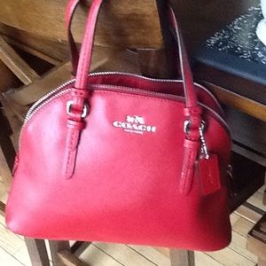 Red Coach Purse