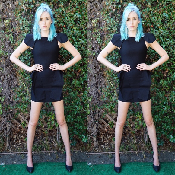 Black cocktail dress