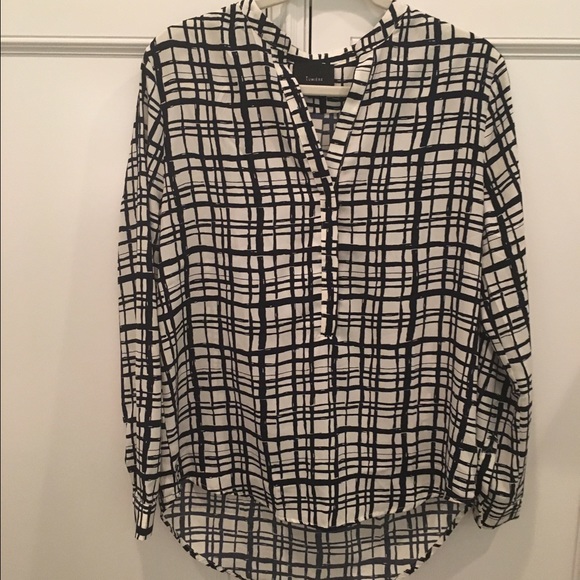 Patterned long sleeve blouse - Picture 1 of 3