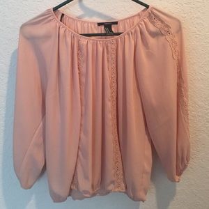 Light Pink Lace Top