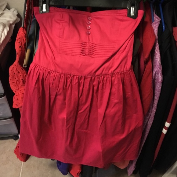 Pink mini dress