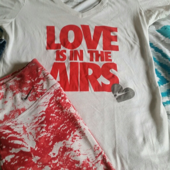 Nike t shirt and  a capri leggins