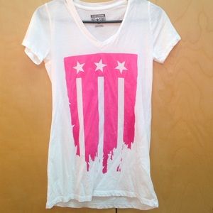 Converse short sleeve white T shirt size S
