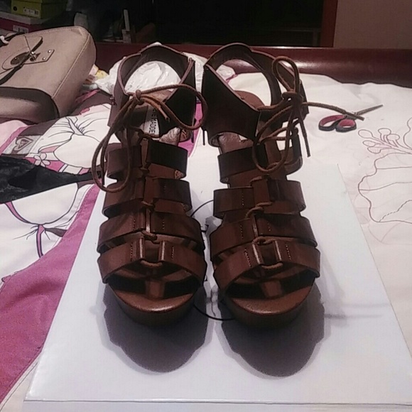 Brown Wedge Sandal