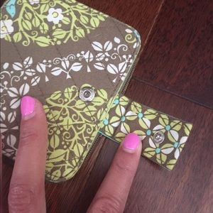 Vera Bradley clip wallet