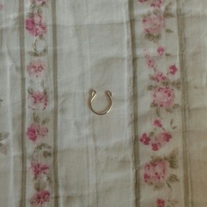 LAST ONE gold faux septum piercing