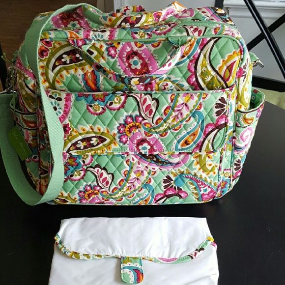 NWT Vera Bradley Convertible Baby Diaper Bag