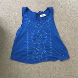 Abercrombie & Fitch blue tank top