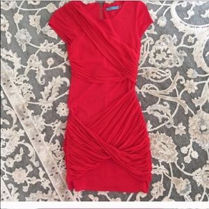 Alice+Olivia Red Goddess Dress