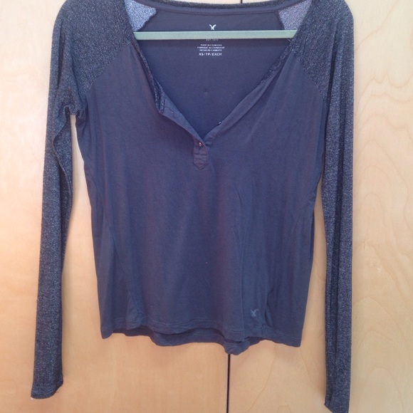 Soft&sexy grey long sleeve XS American Eagle shirt