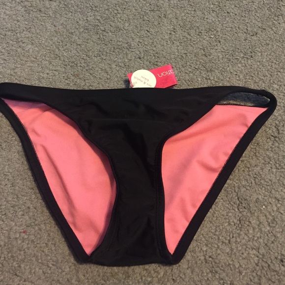 New with tags black bikini bottom