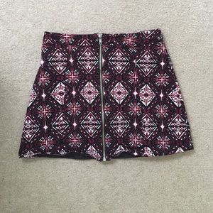 Tribal patterned skirt