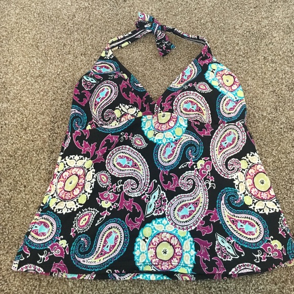 PAISLEY TANKINI TOP!
