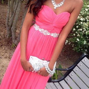 Pink prom/ball dress