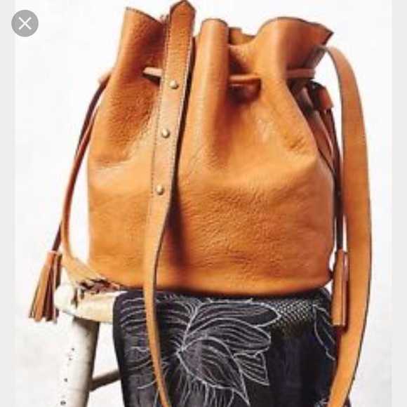 Free people vegan bucket bag.