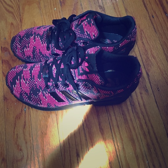 Shoes. Adidas flux. Fits like a 6