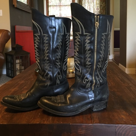 Golden Goose Cowboy Boots - Picture 2 of 4