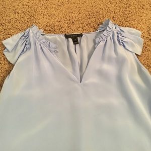Cornflower Blue 100% Silk J. Crew Top
