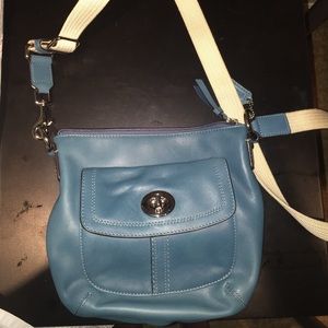 Blue Coach Sling Bag
