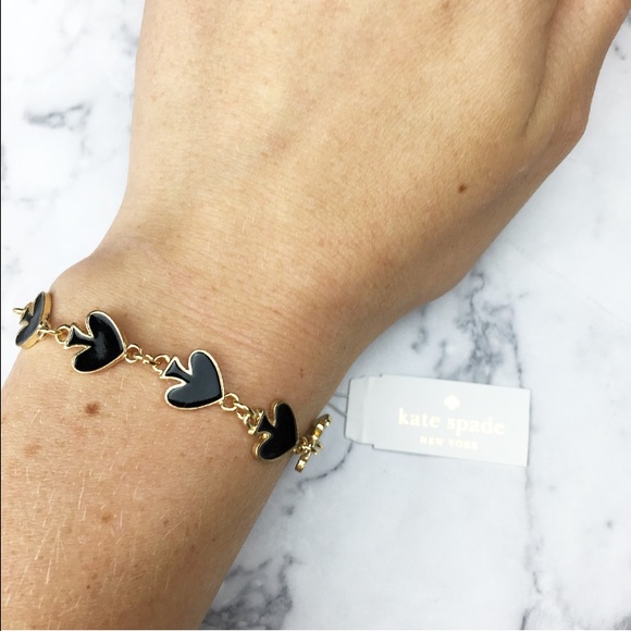 SALE! Kate spade bracelet gold white black nwt! - Picture 2 of 2