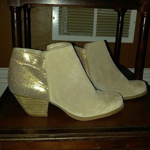 BC suede booties size 7