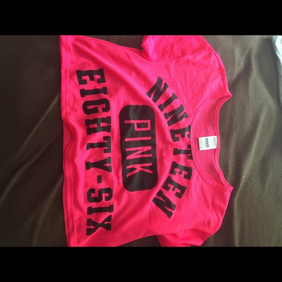Pink crop top