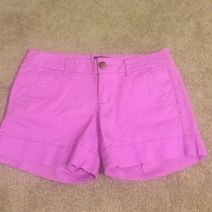 Pinkish purple shorts