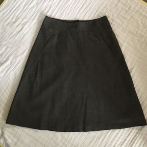 Grey Wool Banana Republic Skirt