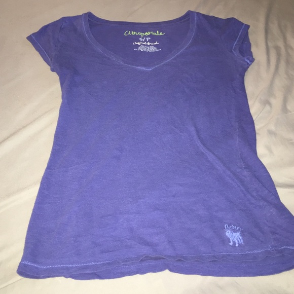Blue V-Neck Aeropostale Shirt