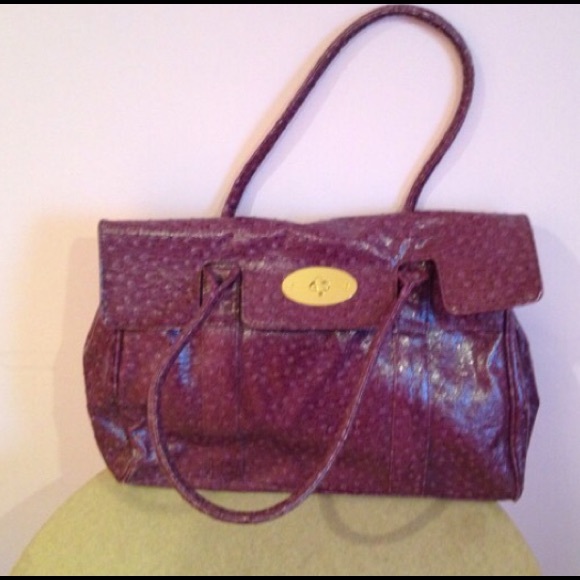 Purple work bag