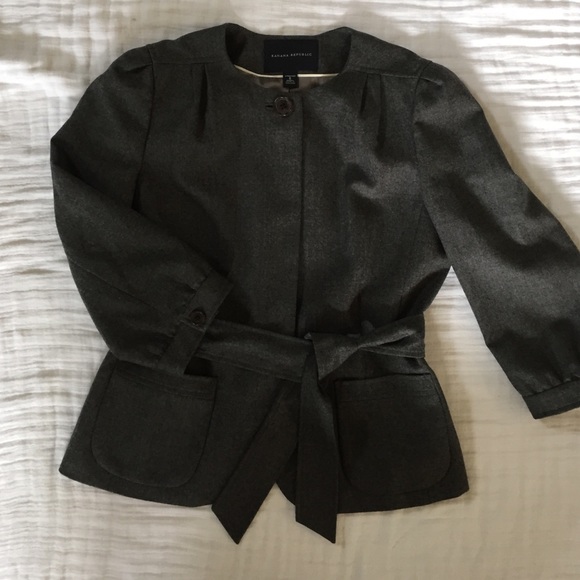 Grey Wool Banana Republic Blazer - Picture 1 of 4