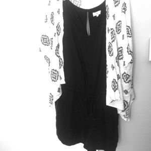 Tank Romper with Kimono