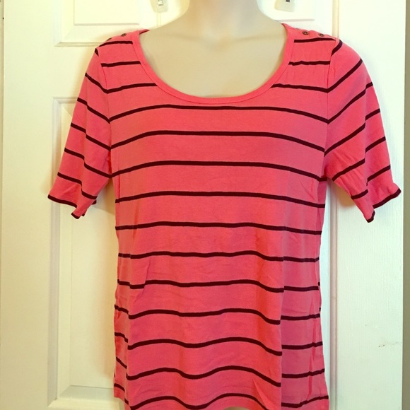 GAP Size XXL Striped Short Sleeve Tee