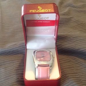 Peugeot Pink Watch