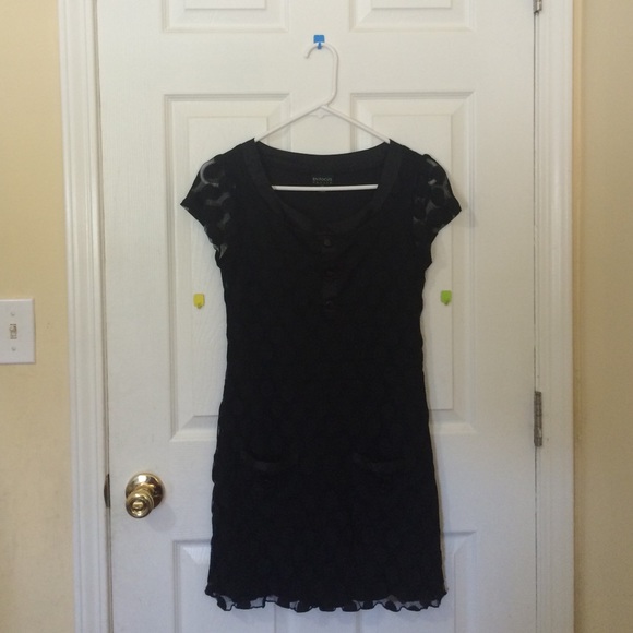 Polka dots Black dress