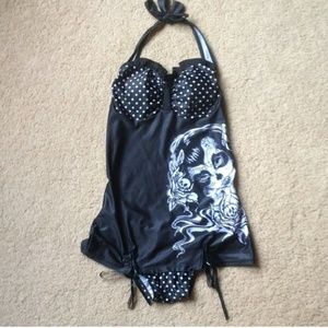 Pin up style swimsuit