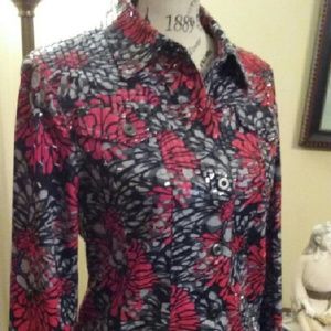 Ruby Red Shimmery Jacket