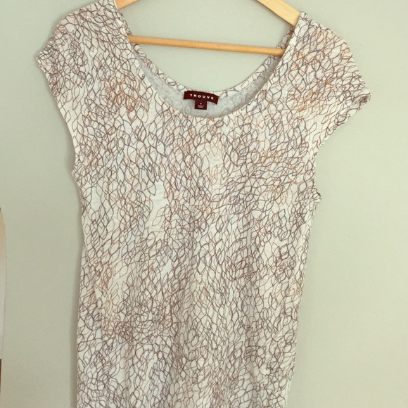 Shimmering Nordstrom Cap Sleeve Top - Picture 1 of 3