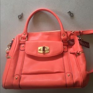 Coral Merona Crossbody Bag With Detachable Strap