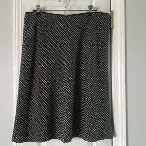 Antonio Melani Skirt - black and white tweed.