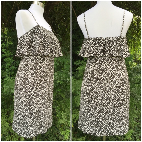 ❌❌SOLD❌❌ NWT J. Crew Animal Dot Print Dress - Picture 2 of 4