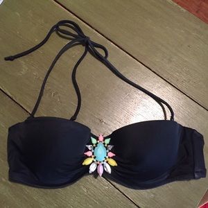 black Victoria's Secret bikini top