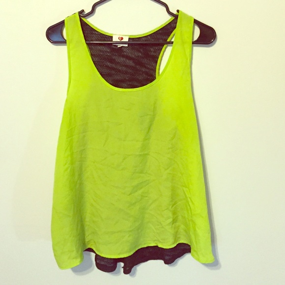 Breezy off-neon top
