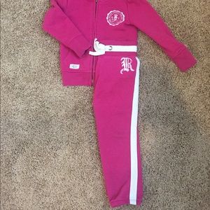 Ralph Lauren girl hoodie training suit.