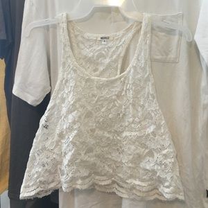 Brandy Melville see through crop top