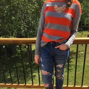 Striped J. Crew sweater